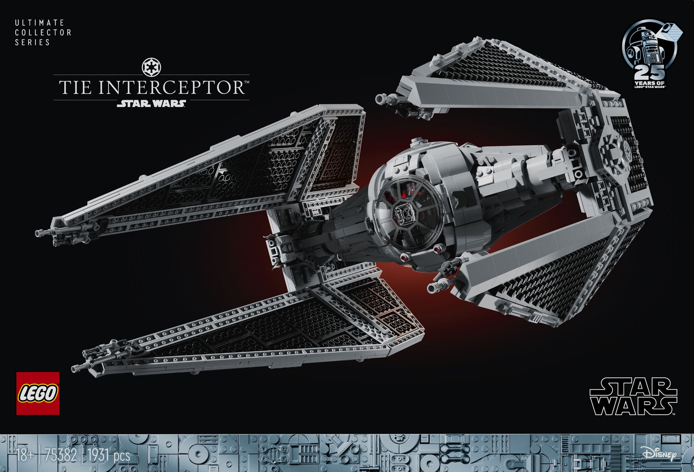 Star Wars UCS Tie Interceptor shops Windscreen 10 x 10 x 4 Canopy